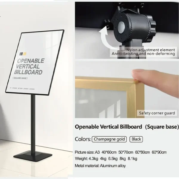 Poster Display Stand A3