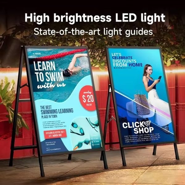 LED Poster A Stand