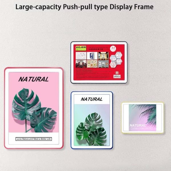 Wall Mounted Poster Frame PVC