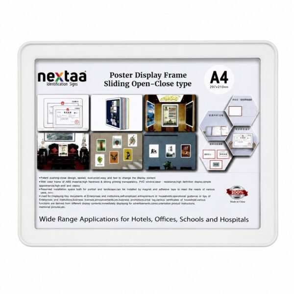 Wall Mounted Poster Frame PVC