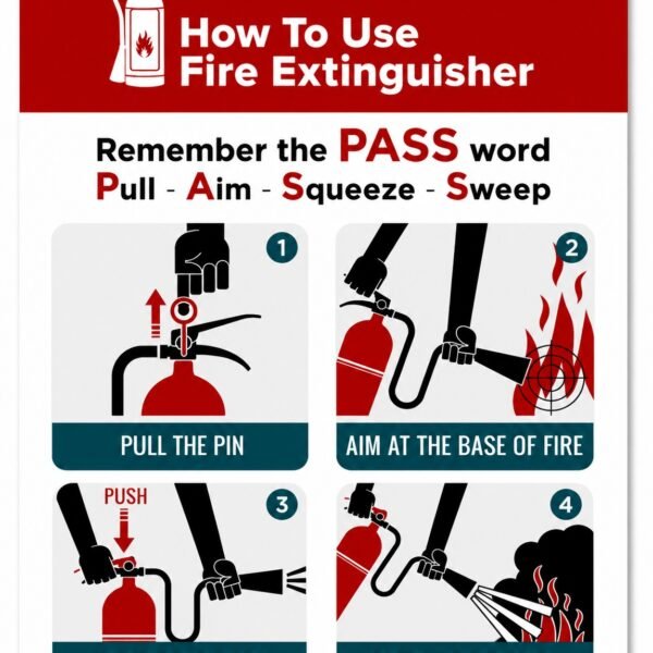 How to Use Fire Extinguisher Sign